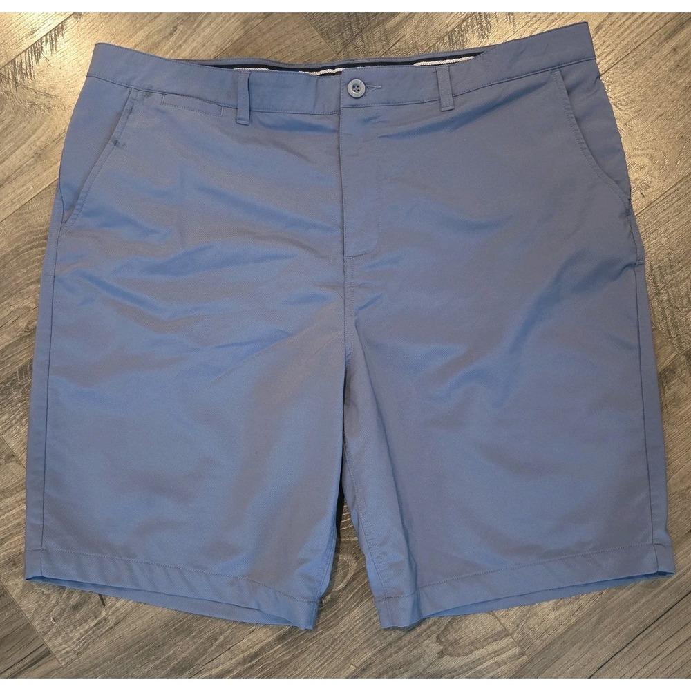 Johnnie-O Performance Shorts Mens 40 Pacific Blue Golf Stretch JMSH1070